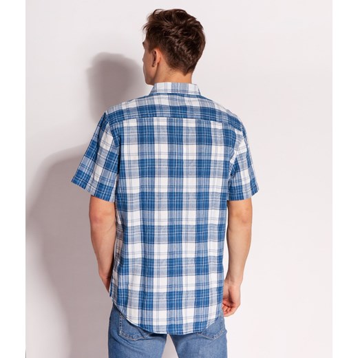 Lee Cooper koszula męska w kratkę z tkaniny