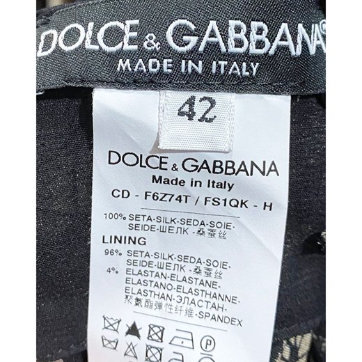 Sukienka Dolce & Gabbana na lato w serek 