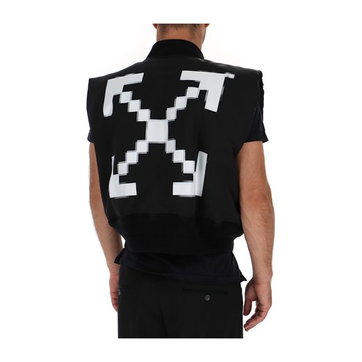 Cropped arrow print gilet Off White M showroom.pl
