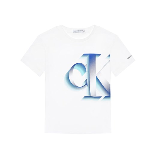 T-shirt chłopięce biały Calvin Klein 