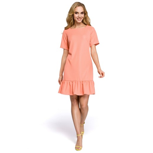 Made Of Emotion Woman's Dress M282 Coral L Factcool