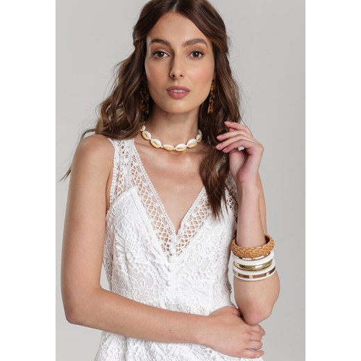 Biała Sukienka Viviamara Renee S promocja Renee odzież