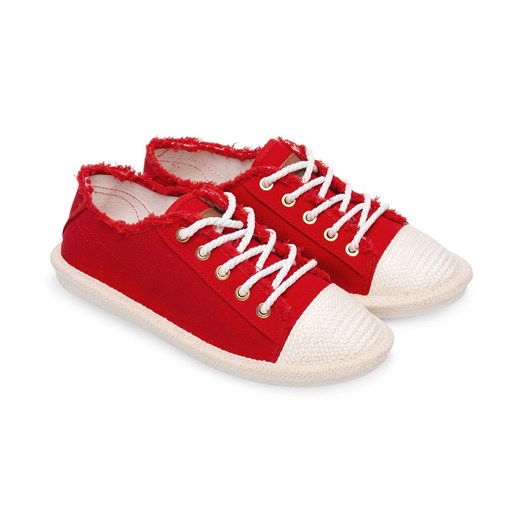 Trampki damskie Ideal Shoes X-9716 Czerwone Ideal Shoes 40 twojeobuwie.pl