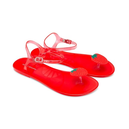 Sandałki damskie Ideal Shoes K-3700 Czerwone Ideal Shoes 41 twojeobuwie.pl