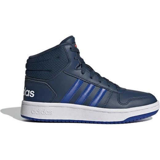 Buty młodzieżowe Hoops Mid 2.0 Adidas (crew navy/royal blue/cloud white) 40 promocja SPORT-SHOP.pl