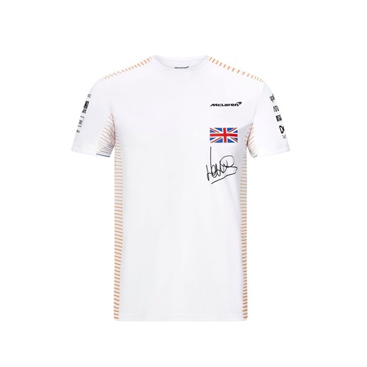 Koszulka t-shirt męska Norris Team White McLaren F1 2021 Mclaren F1 Team XL gadzetyrajdowe.pl