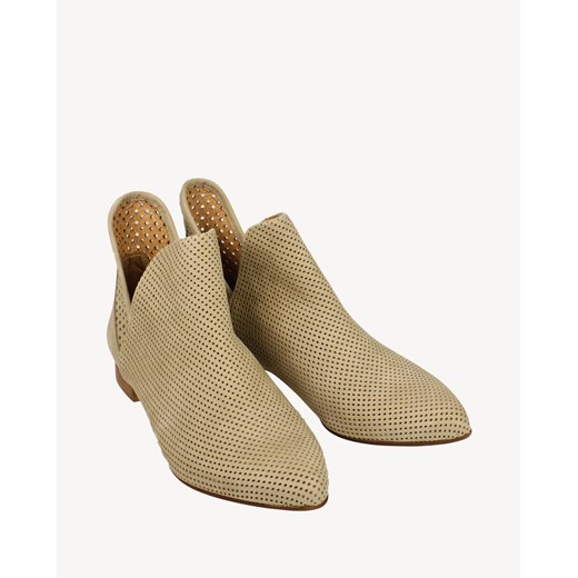 Botki Botimo bez zapięcia casual z tworzywa sztucznego na płaskiej podeszwie 