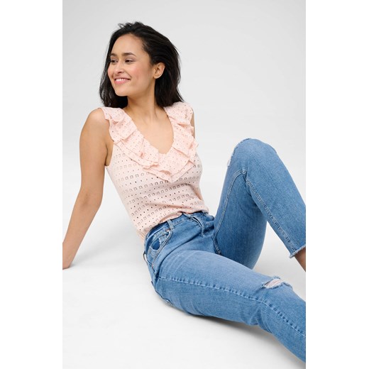 Bluzka damska różowa ORSAY na lato 