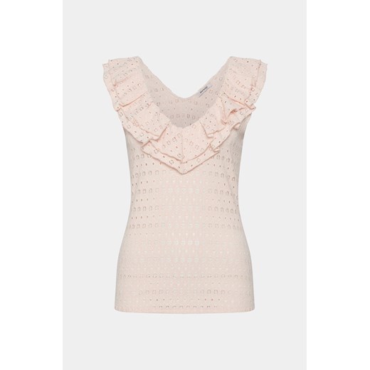 Bluzka damska ORSAY różowa na lato z tkaniny 