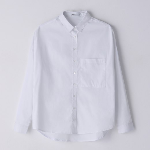 Cropp - Bawełniana koszula oversize - Biały Cropp S wyprzedaż Cropp