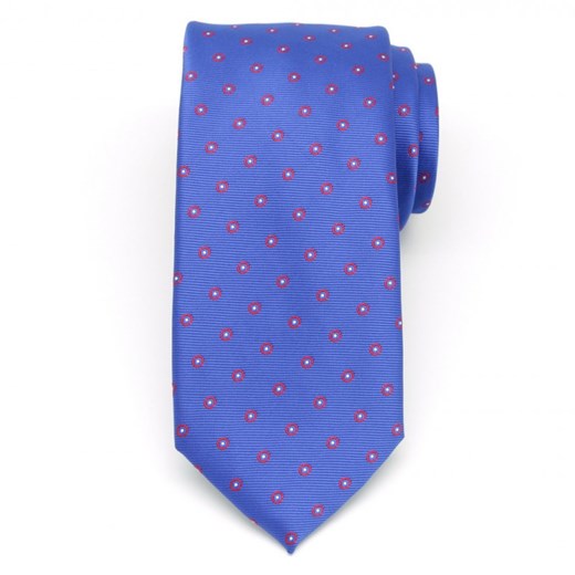 Klasyczny modrakowy krawat w kropki Willsoor Willsoor