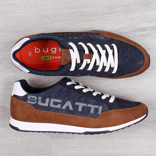 Buty sportowe męskie Bugatti brązowe 