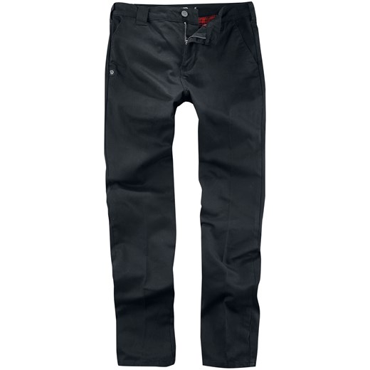 RED by EMP - Jared - Black Chino Trousers - Chino - czarny W31L34 promocyjna cena EMP