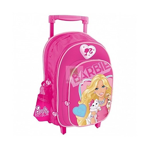 PLECAK SZKOLNY NA KÓŁKACH TROLLEY BAG BARBIE I STARPAK 47-34 BB I modny-dzieciak rozowy codzienny
