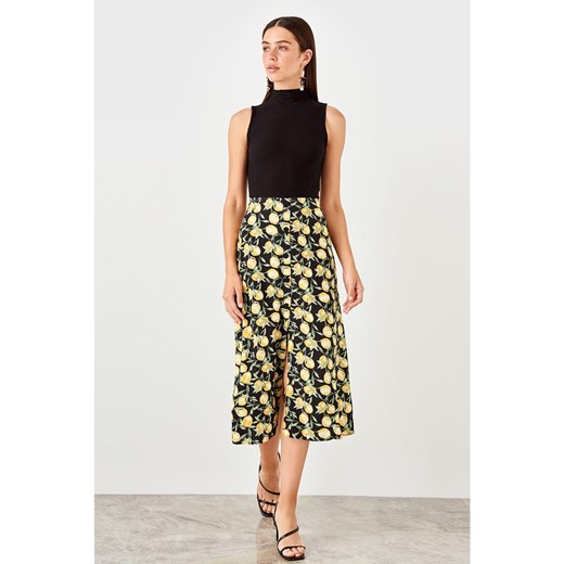 Trendyol Multicolored Lemon Patterned Skirt Trendyol 34 Factcool