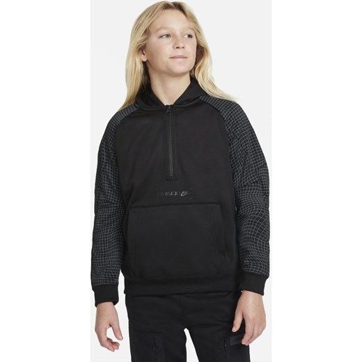 Bluza damska Nike czarna jesienna w sportowym stylu 