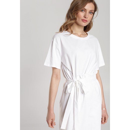 Biała Sukienka Teleniassi Renee S okazja Renee odzież