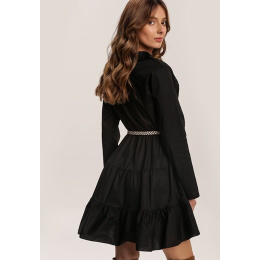 Czarna Sukienka Clanglow Renee S/M Renee odzież okazja