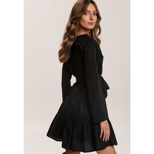 Czarna Sukienka Caskshade Renee S/M promocyjna cena Renee odzież