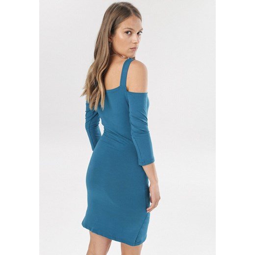 Niebieska Sukienka Doreanne XL wyprzedaż Born2be Odzież