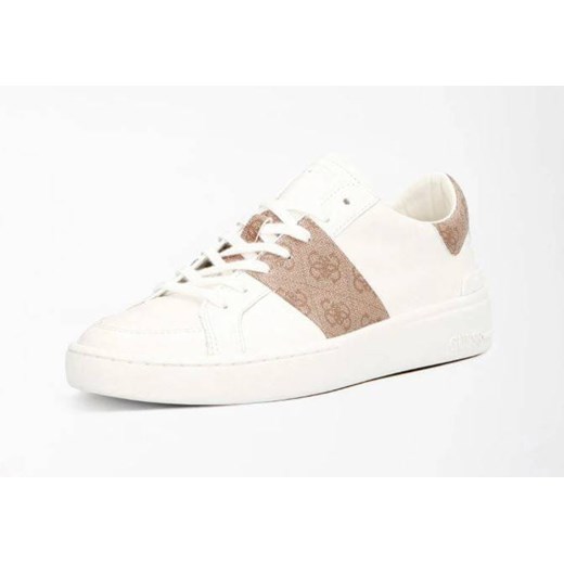 sneakersy męskie guess fm5vesfal12 białe ze sklepu Royal Shop w kategorii Trampki damskie - zdjęcie 107352072
