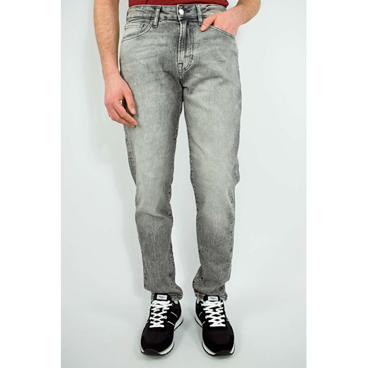 jeansy męskie guess m1ra37 d4ba1 szare ze sklepu Royal Shop w kategorii Jeansy męskie - zdjęcie 107352131