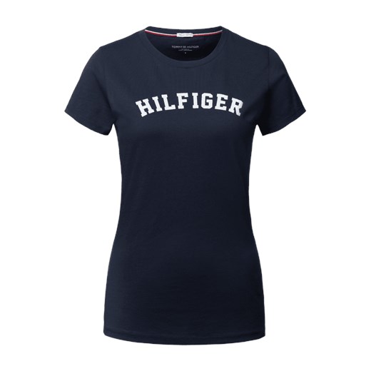 T-shirt z nadrukiem z logo Tommy Hilfiger S Peek&Cloppenburg 