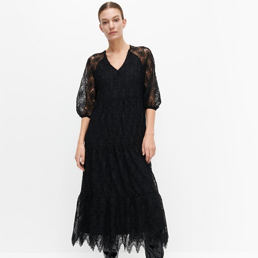 Reserved - Koronkowa sukienka - Czarny Reserved M promocyjna cena Reserved