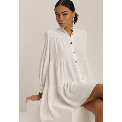 Biała Sukienka Athephila Renee S/M Renee odzież
