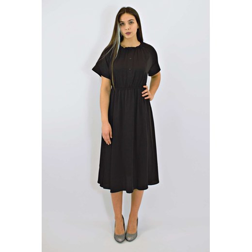 sukienka damska calvin klein k20k200793 czarna ze sklepu Royal Shop w kategorii Sukienki - zdjęcie 107589581
