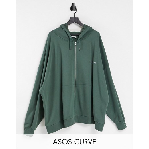 ASOS Weekend Collective Curve – Rozpinana bluza oversize w