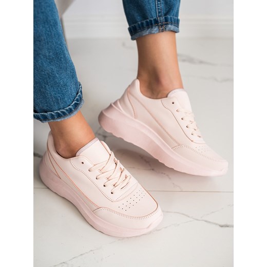 Buty sportowe damskie CzasNaButy sneakersy różowe 
