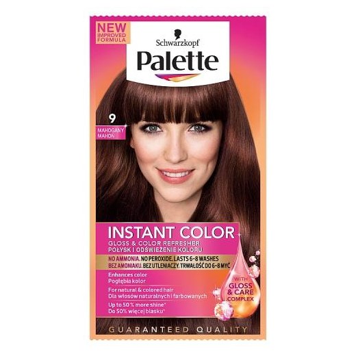 PALETTE_Instant Color szamponetka do włosów koloryzacja zmywalna 9 Mahoń 25ml Palette perfumeriawarszawa.pl