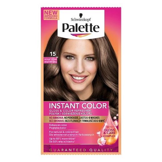 PALETTE_Instant Color szamponetka do włosów koloryzacja zmywalna 15 Nugatowy Brąz 25ml Palette perfumeriawarszawa.pl