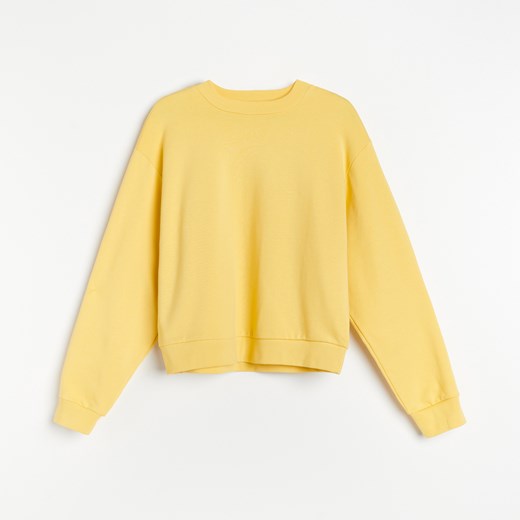 Reserved - PREMIUM Bluza z bawełny organicznej - Żółty Reserved S Reserved