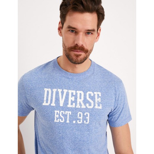 T-shirt męski Diverse z krótkimi rękawami młodzieżowy 