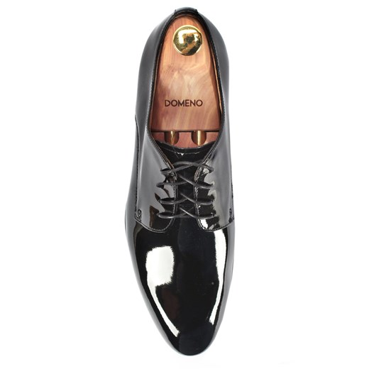 Czarne lakierki ROMUALD Domeno 43 wyprzedaż Domenoshoes