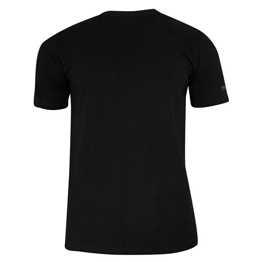 T-shirt Czarny Gładki Bawełniany, Męski, Krótki Rękaw, U-neck -PAKO JEANS TSPJNSSIMPLEcz ze sklepu JegoSzafa.pl w kategorii T-shirty męskie - zdjęcie 107719311