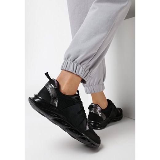 Buty sportowe damskie Multu sneakersy na płaskiej podeszwie sznurowane 