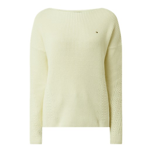 Sweter z bawełny ekologicznej model ‘Hayna’ Tommy Hilfiger S okazja Peek&Cloppenburg 