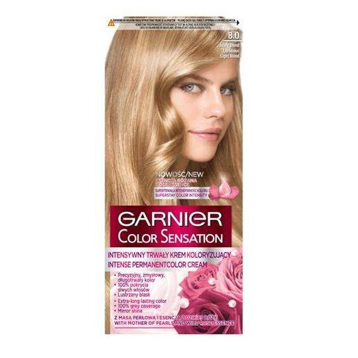 GARNIER_Color Sensation farba do włosów 8.0 Świetlisty Jasny Blond perfumeriawarszawa.pl