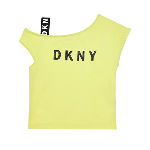 Bluzka dziewczęca DKNY z krótkimi rękawami na lato 