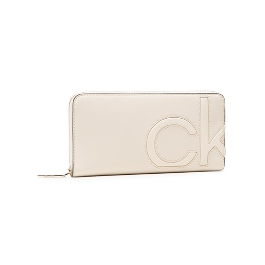 Beżowy portfel damski Calvin Klein 