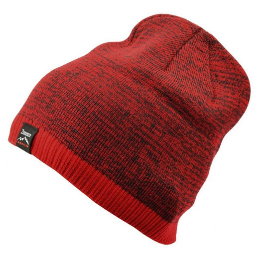 Męska Zimowa Czapka Czerwono-czarna z polarem - L/XL TOMORROW ST-511A Stylion Stylion