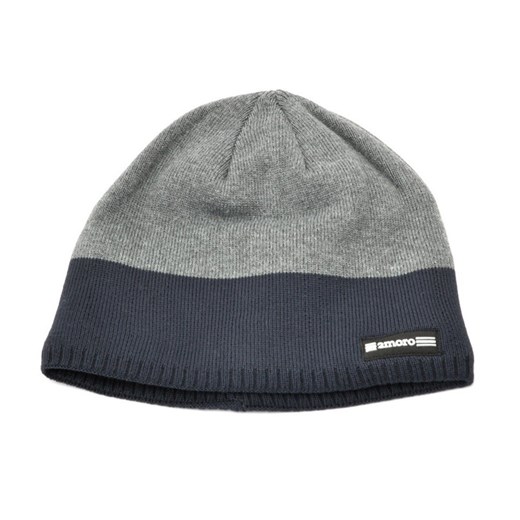 Męska Zimowa Czapka Grafitowo-granatowa z polarem - L/XL 2MORO ST-512B Stylion Stylion