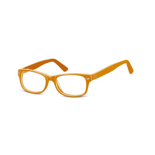 Okulary dziecięce zerówki Nerdy AK49A pomarańczowe ze sklepu Stylion w kategorii Akcesoria dziecięce - zdjęcie 107783702