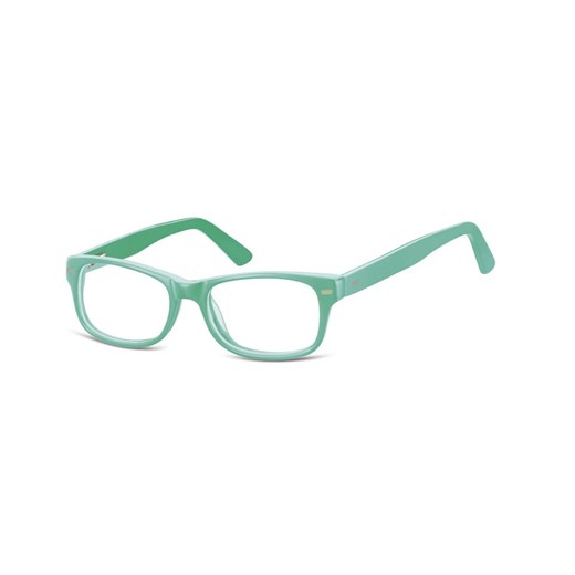 Okulary dziecięce zerówki Nerdy AK49B zielone (miętowe) ze sklepu Stylion w kategorii Akcesoria dziecięce - zdjęcie 107783704