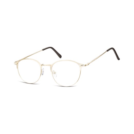 Lenonki okrągłe Okulary oprawki optyczne 933D złote Sunoptic Stylion