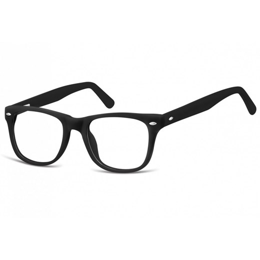 Okulary dziecięce zerówki Nerdy AK48g CZARNE Sunoptic Stylion