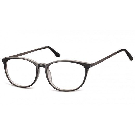 Okulary oprawki korekcyjne Nerdy zerówki Sunoptic CP143A czarny + przezroczysty ze sklepu Stylion w kategorii Okulary zerówki męskie - zdjęcie 107784504